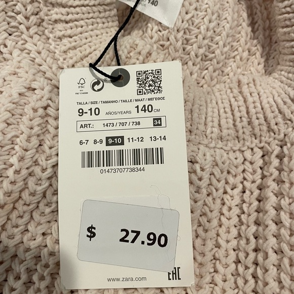 🚫SOLD🚫NWT Zara Sweater Vest - Picture 4 of 5